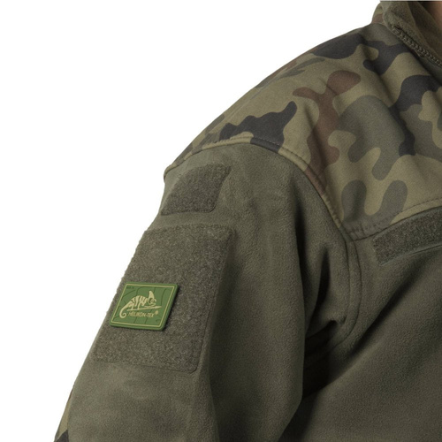 Helikon - Bluza polarowa Infantry - Olive Green/PL Woodland - BL-INF-HF-18