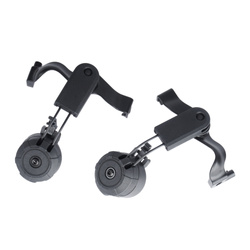 Earmor - Adaptery na hełm do ochronników słuchu M32 Mark4 - Czarny - M19C MARK4