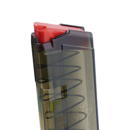 ETS - Magazynek polimerowy do Glock 43 - 9x19 mm - 9 naboi - Carbon Smoke Series - SMK-GLK-43-9