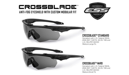 ESS - Okulary balistyczne Crossblade One Smoke Gray - Przyciemniany - EE9032-08