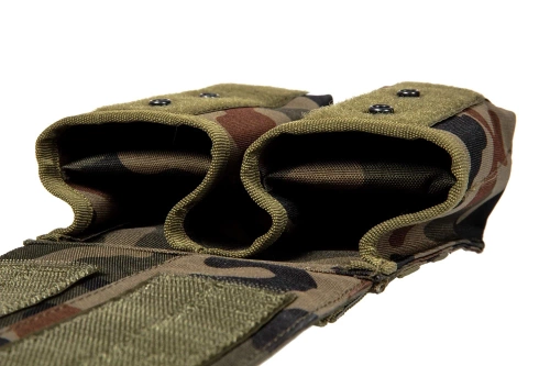 GFC Tactical - Podwójna ładownica na magazynki typu AK / AR - MOLLE - Nylonowa - Wz. 93 Pantera Leśna - GFT-19-016371