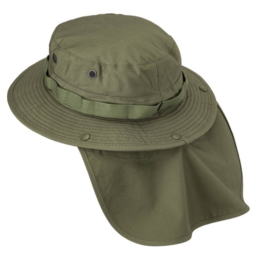Helikon - Kapelusz Boonie Hat z osłoną - PolyCotton Ripstop - Woodland - KA-BON-PR-03