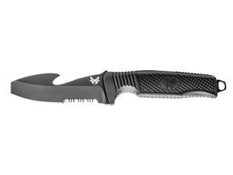 Benchmade - Nóż taktyczny 112SBK-BLK H2O Fixed - N680 - Czarny - 112SBK-BLK