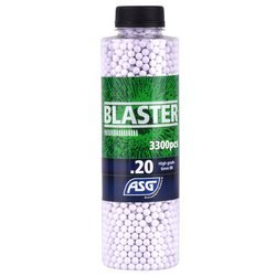 Blaster - Kulki ASG - 0,20 g - 3300 szt. - Białe - 19402