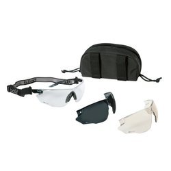 Bolle Tactical - Okulary balistyczne COMBAT - Czarny - COMBKITN