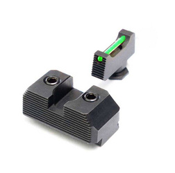 DTF Solutions - Światłowodowe przyrządy celownicze do Glock gen 5 DTF Analog Sights - Zielone