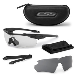 ESS - Okulary balistyczne Crossblade™ 2LS Kit - Czarne - Clear & Smoke Gray - EE9032-02