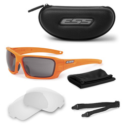 ESS - Okulary balistyczne Rollbar - Safety Orange - Przezroczyste / Przyciemniane Smoke Gray - EE9018-17