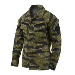 Helikon - Bluza wojskowa Raid - Ripstop - 8 kieszeni - Tiger Stripe - BL-RAD-SP-62