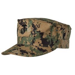 Helikon - Czapka wojskowa USMC Marines - PolyCotton Twill - Digital Woodland - CZ-USM-PT-07