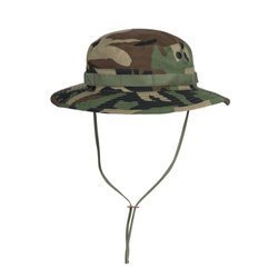 Helikon - Kapelusz Boonie Hat z osłoną - PolyCotton Ripstop - Woodland - KA-BON-PR-03