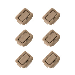 Magpul - Organizery kabli łoża przedniego Wire Control Kit - 6 sztuk - M-LOK - Flat Dark Earth - MAG1296-FDE