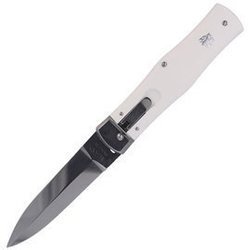 Mikov - Nóż sprężynowy Predator - ABS White - AISI 420 - Biały - 241-NH-1/N WHITE