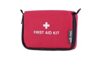 Mil-Tec - Apteczka z wyposażeniem - First Aid Kit - Mała - Czerwona - 16026000