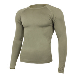 Mil-Tec - Koszulka termoaktywna z długim rękawem - Zielony OD - 11233001