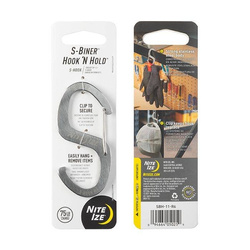 Nite Ize - Hak z karabinkiem S-Biner® Hook 'N Hold™ - Stal - SBH-11-R6