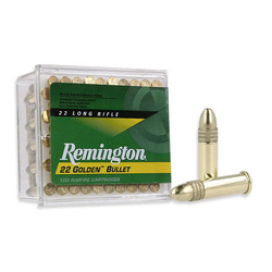Remington - Amunicja bocznego zapłonu .22LR HV RN 40 gr / 2.6 g - Mosiężny - 100 sztuk - 21276