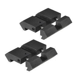 UTG - Adapter / przejściówka Dovetail / Picatinny - 11 mm / 22 mm - 2 szt. - MNT-DT2PW01