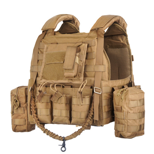 101 Inc. - Kamizelka taktyczna Plate Carrier Ranger - Coyote - LQ14122 - Kamizelki Plate Carrier