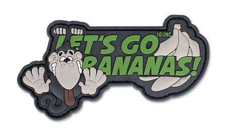 101 Inc. - Naszywka 3D - Let's Go Bananas - Naszywki PVC 3D