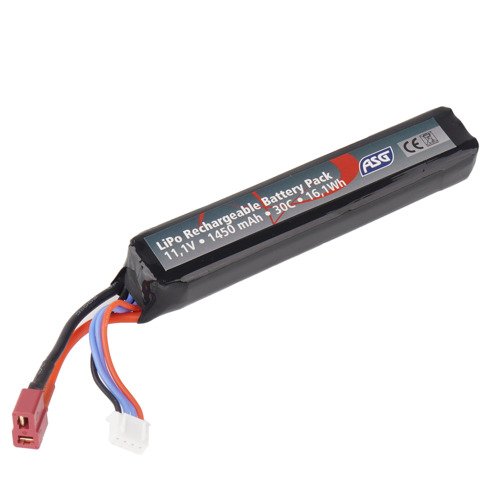 ASG - Bateria AEG - LiPo - 11,1V - 1450 mAh - 30C - T-Connector - [1] -19365 - Akumulatory LiPo 11,1 V