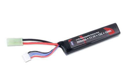 ASG - Bateria AEG - LiPo - 11,1V - 900 mAh - 15C - [1] - 19014 - Akumulatory LiPo 11,1 V