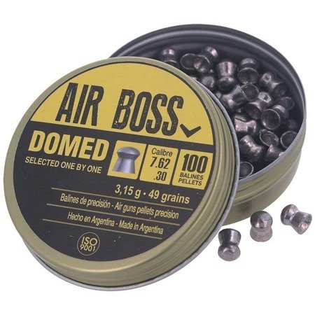 Apolo - Śrut do wiatrówki Air Boss Domed - .30 / 7.62 mm - 100 szt - E30201 - Śrut Diabolo do wiatrówek