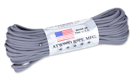 Atwood Rope MFG - Paracord 550-7 - 4 mm - Grafitowy - 30,48m - Paracord