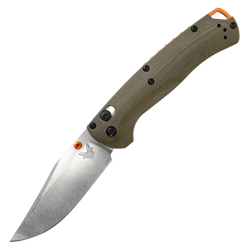 Benchmade - Nóż myśliwski Taggedout - CPM-S45VN - Zielony - 15536 - Noże składane