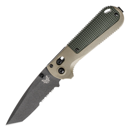 Benchmade - Nóż składany Redoubt - CPM-D2 - Grivory - Forest Green - Combo - 431SBK-1 - Noże składane