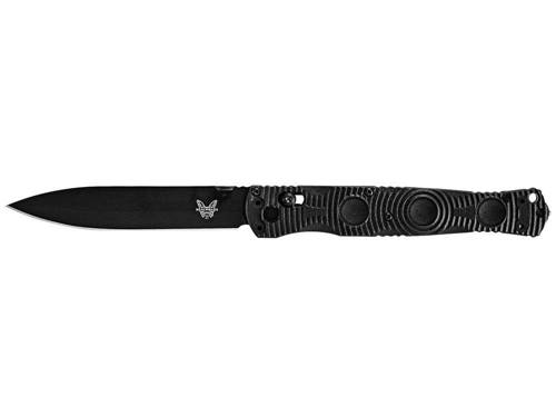 Benchmade - Nóż taktyczny 391BK SOCP - D2 - Czarny - 391BK - Noże składane