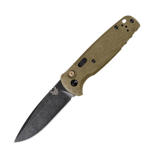 Benchmade - Nóż taktyczny 4300BK-02 CLA - CPM MagnaCut - Czarny / Brązowy - 4300BK-02  - Noże składane