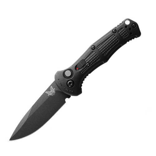 Benchmade - Nóż taktyczny Claymore Mini - Automatyczny - Czarny - 9570BK - Noże sprężynowe