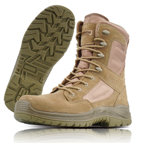 Bennon - Buty wojskowe Desert Light O1 - Wysokie - Desert Tan - Z20359v16 - Buty trekkingowe