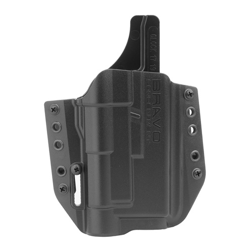 Bravo Concealment - Kabura OWB do pistoletu Glock z latarką TLR-1 HL - Prawa - Polimerowa - BC30-1004 - Kabury na pas