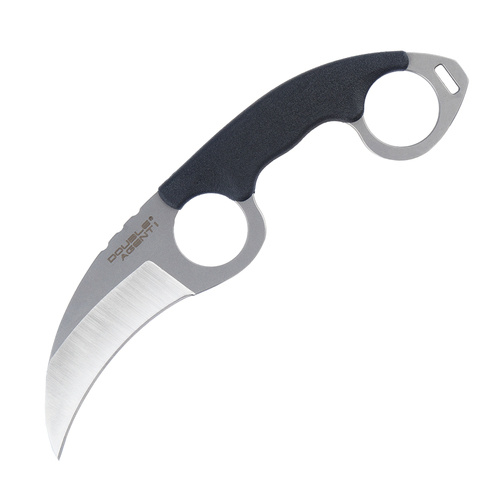 Cold Steel - Nóż karambit Double Agent I - AUS-8A - Czarny - 39FK - Noże z głownią stałą