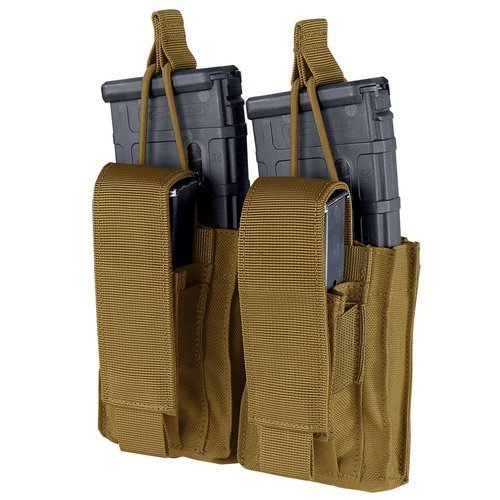 Condor - Ładownica Kangaroo Mag Pouch Gen II na magazynek AR-15 i pistoletowy - Podwójna - Coyote Brown - 191232-498 - Ładownice na magazynki i amunicję