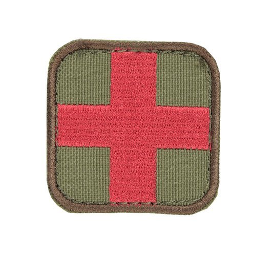 Condor - Naszywka - Medic Patch - Zielony OD - 231-001 - Grupa krwi, medyczne