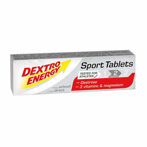 Dextro Energy - Pastylki z witaminami i magnezem Sport Tablets - 28 szt - 2x47g - DE21 - Racje żywnościowe