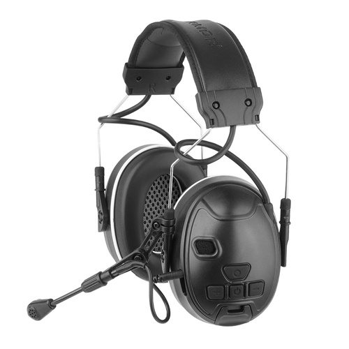 Earmor - Aktywne ochronniki słuchu C51 - NRR 24 dB - Bluetooth 5.3 - Czarny - C51-BK - Słuchawki aktywne