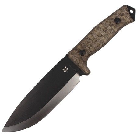 FOX - Nóż Bushman Bushcraft Canvas Micarta 160mm - FX-609 OD - Noże z głownią stałą