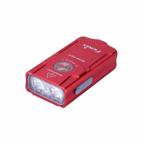 Fenix - Kieszonkowa latarka LED E03R - EDC - 500 lumenów - Czerwony - E03R V2.0 rose red - Latarki LED