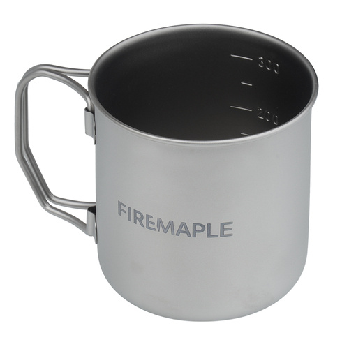 Fire Maple - Kubek turystyczny Alti - 300 ml - Tytanowy - Naczynia turystyczne