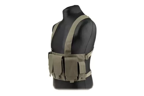 GFC Tactical - Kamizelka taktyczna Chest Rig - Nylon - Oliwkowy - GFT-18-007964 - Kamizelki Chest Rig