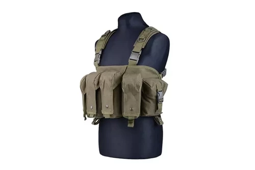 GFC Tactical - Kamizelka taktyczna Commando Chest - Oliwkowa - GFT-18-009670 - Kamizelki Chest Rig