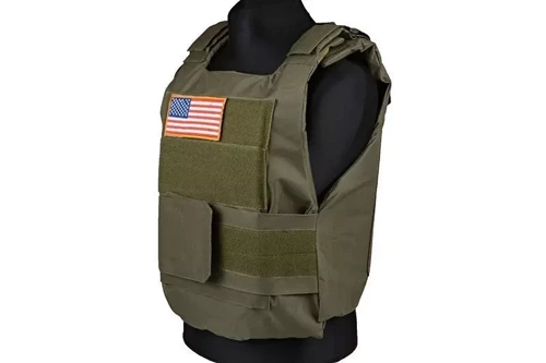 GFC Tactical - Kamizelka taktyczna Personal Body Armor - Oliwkowa - GFT-18-000888 - Kamizelki Plate Carrier