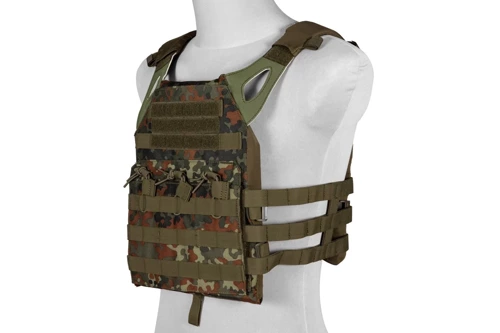 GFC Tactical - Kamizelka taktyczna typu Jump - Flecktarn - GFT-18-010854 - Kamizelki Plate Carrier