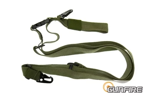 GFC Tactical - Pas trzypunktowy do replik ASG - Oliwkowy - GFT-24-000381 - Zawieszenia 3 punktowe