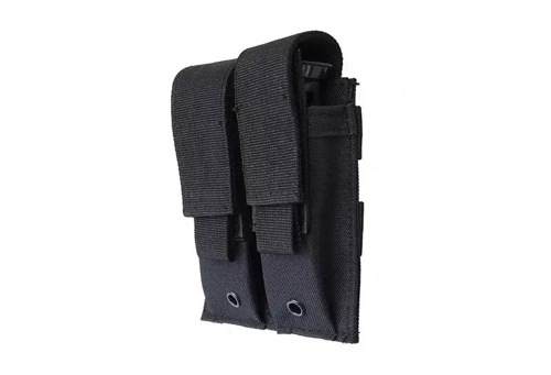 GFC Tactical - Podwójna ładownica pistoletowa - MOLLE - Nylonowa - Czarna - GFT-19-001406 - Ładownice na magazynki i amunicję