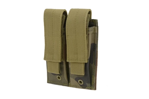 GFC Tactical - Podwójna ładownica pistoletowa - MOLLE - Nylonowa - Wz. 93 Pantera Leśna - GFT-19-011404 - Ładownice na magazynki i amunicję